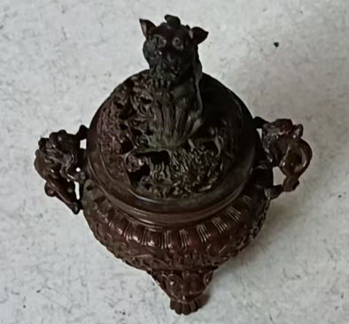 大明宣徳紫铜薰香炉一尊-汇观艺术